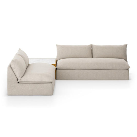 Four Hands - Solano - Grant Outdoor 2-Piece Sectional W/ Coffee Table - Faye Sand - 235710-001 veiw 2