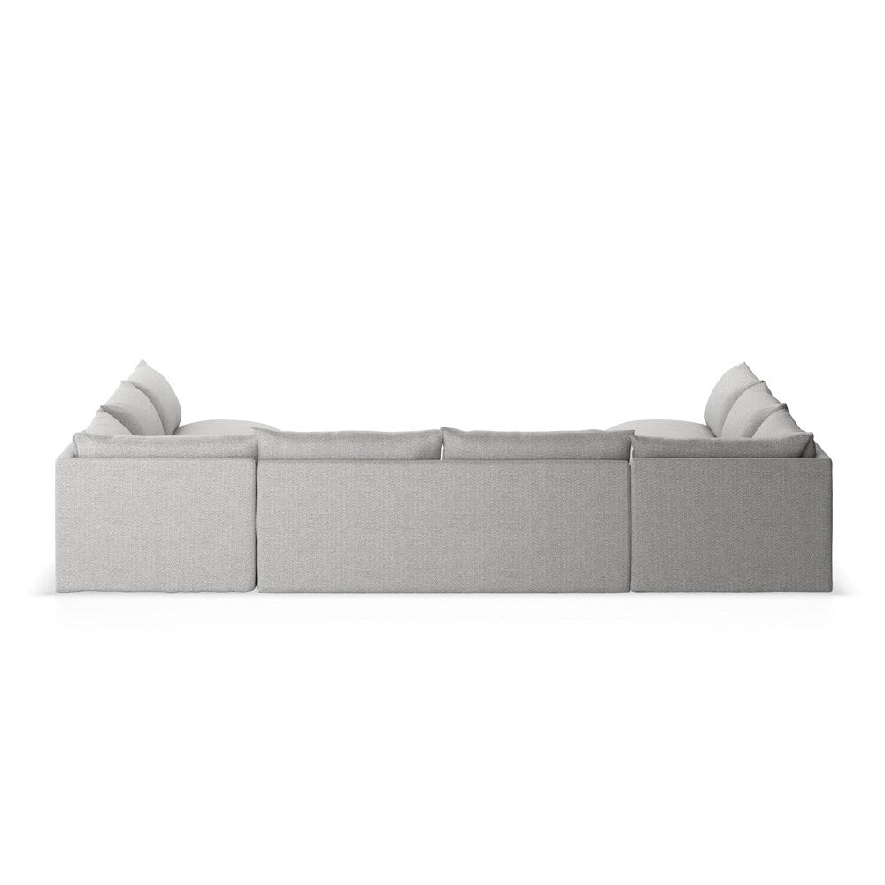 Four Hands - Solano - Grant Outdoor 5-Piece Sectional - Faye Ash - 235714-001 veiw 5