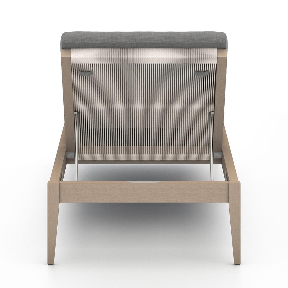 Four Hands - Solano - Sherwood Outdoor Chaise, Washed Brown - Venao Charcoal - 226912-003 veiw 5
