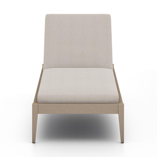 Four Hands - Solano - Sherwood Outdoor Chaise, Washed Brown - Venao Grey - 226912-001 veiw 2