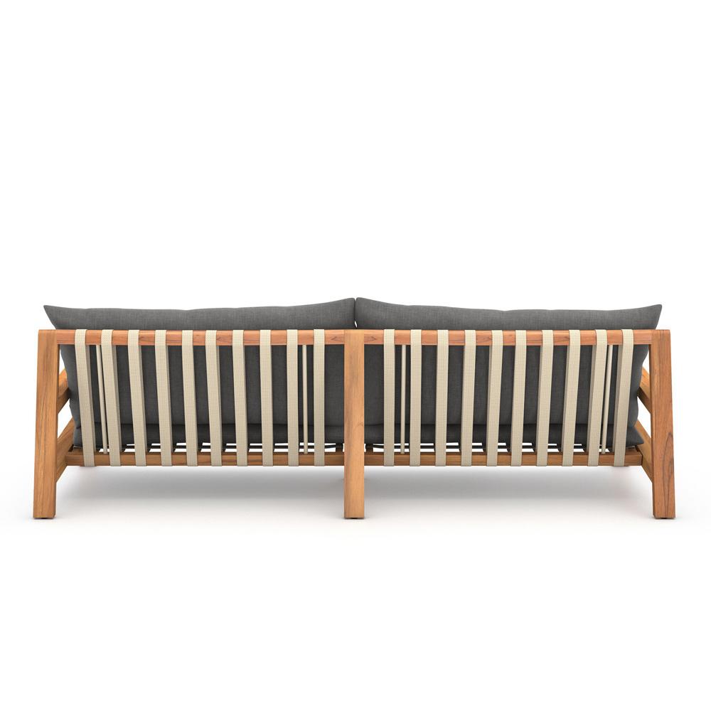 Four Hands - Solano - Soren Outdoor Sofa - 95in - Venao Charcoal - 225399-002 veiw 5