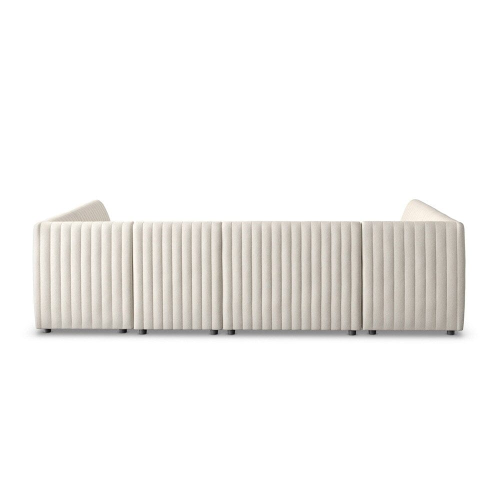 Four Hands - Grayson - Augustine Dining Banquette, U Shape - Capri Oatmeal - 231703-001 veiw 5