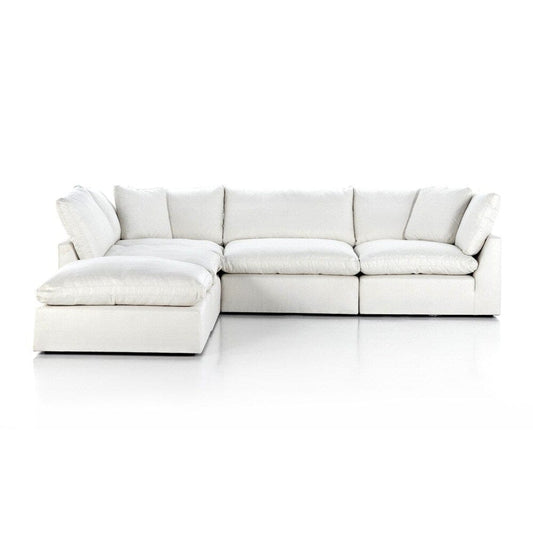 Four Hands - Centrale - Stevie 4-Piece Sectional W/ Ottoman - Anders Ivory - 232451-001 veiw 2