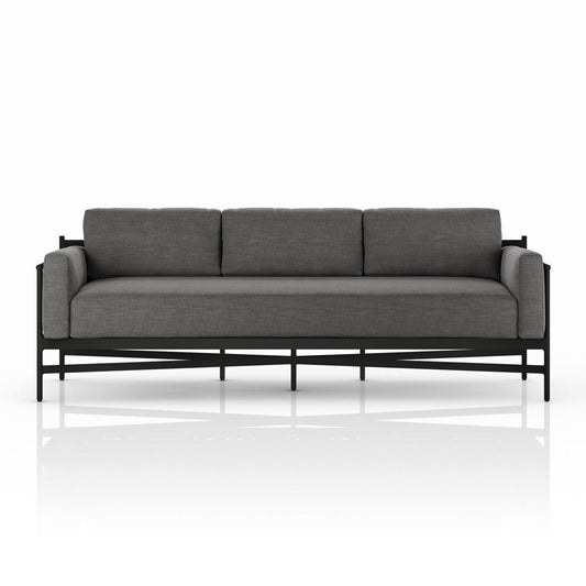 Four Hands - Solano - Hearst Outdoor Sofa - 99in - Venao Charcoal - 226933-006 veiw 2