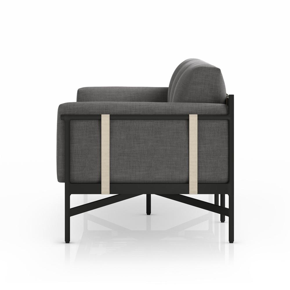 Four Hands - Solano - Hearst Outdoor Sofa - 99in - Venao Charcoal - 226933-006 veiw 5