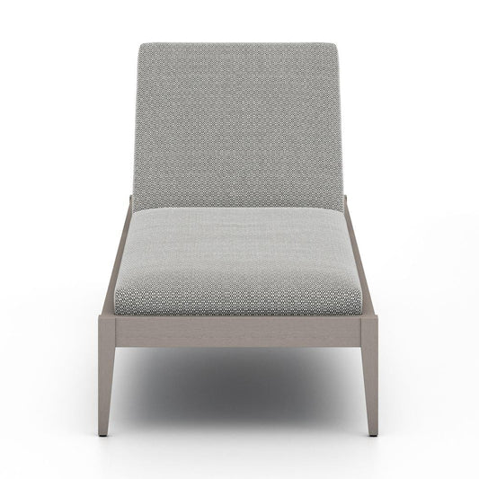 Four Hands - Solano - Sherwood Outdoor Chaise, Weathered Grey - Faye Ash - 226912-009 veiw 2