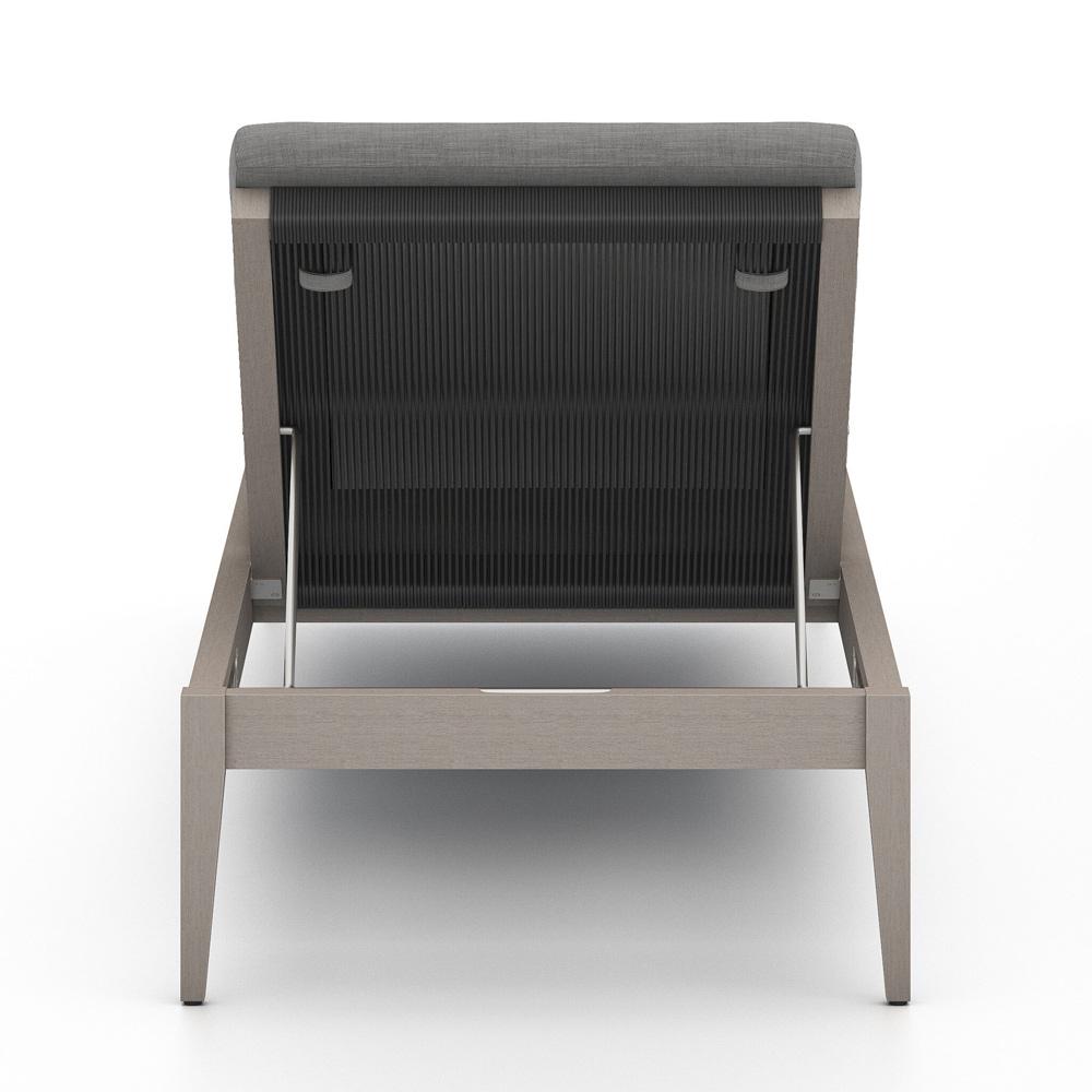 Four Hands - Solano - Sherwood Outdoor Chaise, Weathered Grey - Venao Charcoal - 226912-007 veiw 5