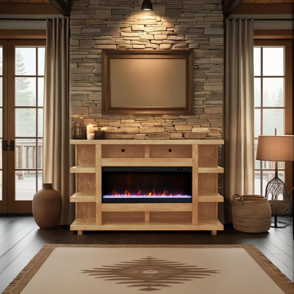 Legends Furniture - Laurel Canyon 72 inch Fireplace Mantel in Natural - LC5480.NAT veiw 4