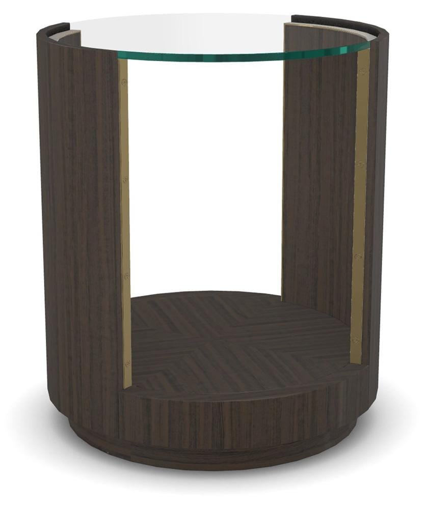 Vanguard Furniture - Axis III Round Lamp Table - Havana - L102L-HV veiw 1