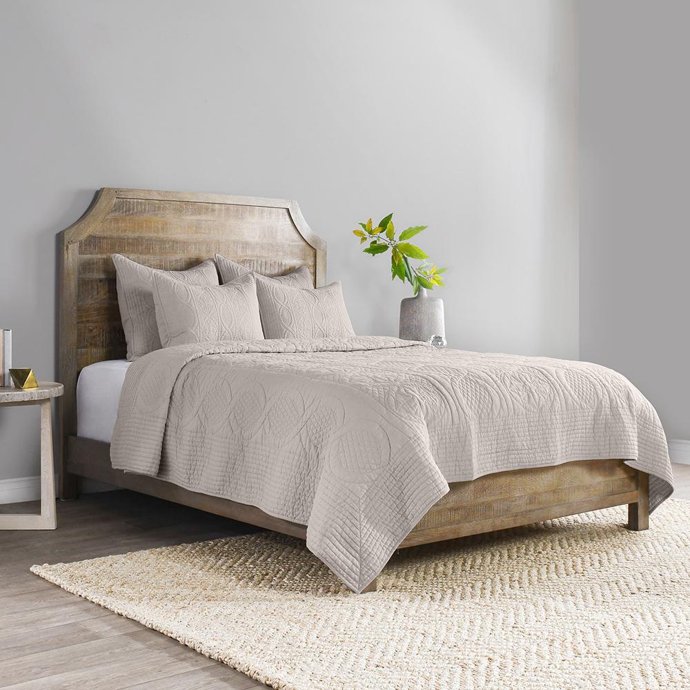 Villa by Classic Home - Anessa Linen Blend Standard Sham - Beige - V240004 veiw 6