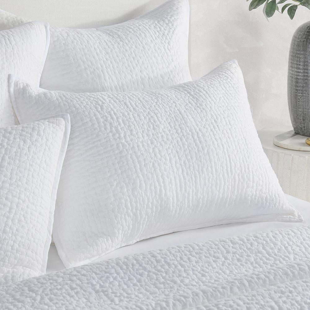 Villa by Classic Home - Danica 100% Cotton White Standard Sham - White - V190120 veiw 6