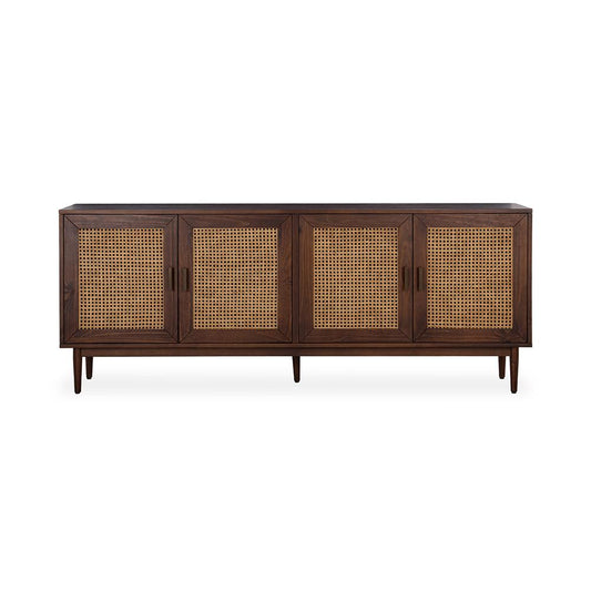 Classic Home - Edris 2-Door Wood Sideboard Buffet - Walnut - 52004180 veiw 2