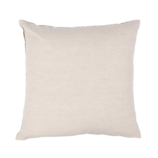 Villa by Classic Home - Equilibrium 22x22 Linen Blend Fabric Throw Pillow - Teal - Antique Bronze - V310033 veiw 2