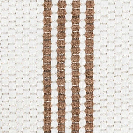 Villa by Classic Home - Sorrento 2.6x8 Handwoven Performance Stripe Ivory Fabric Area Rug Runner - Ivory - 30132493 veiw 2