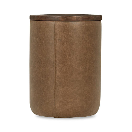 Classic Home - Andra Mango Wood Accent End Table - Chestnut - 51012039 veiw 2