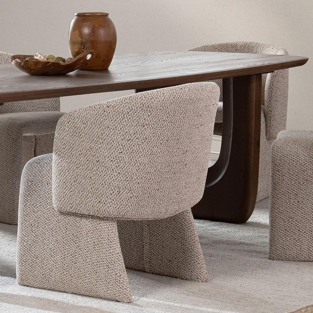 Classic Home - Halstead Upholstered Fabric Dining Chair - Gold - 53051770 veiw 10