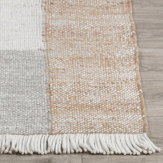 Villa by Classic Home - Ritsa 5x8 Handwoven Jute Blend Fabric Multi-Color Area Accent Rug - Multi-Color - 30091874 veiw 3
