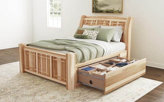 A-America - Amish Highlands King Storage Bed - AHINT5171 veiw 2