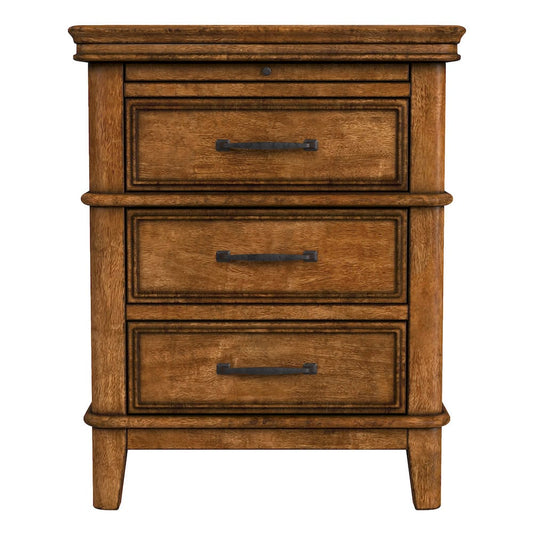 A-America - Bandalier 3-Drawer Nightstand - BNDRU5750 view 2