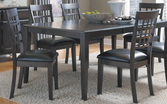 A-America - Bristol Point Lattice Back Side Chair in Warm Grey Finish (Set of 2) - BTLWG2732 veiw 2