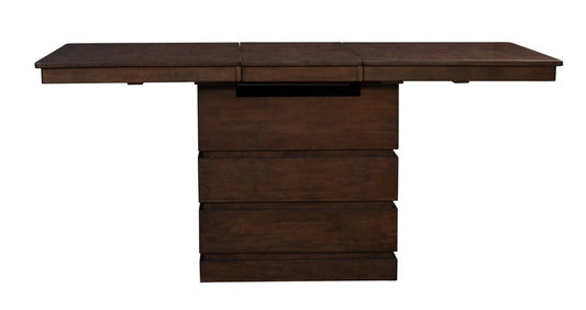A-America - Chesney 60in - 78in Storage Dining Table with (1) 18in Butterfly Leaf - CHSFB6300 view 2