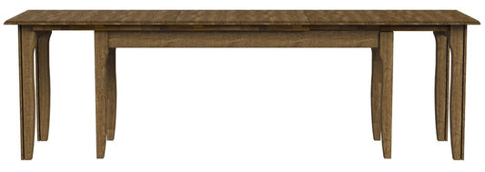 A-America - Leucadia 61.25in-133.25in Three-Leaf Extension Table in Toasted Java - LEUTJ617L veiw 2