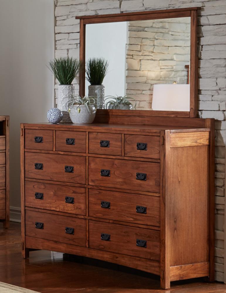 A-America - Mission Hill Dresser & Mirror in Harvest - MIHHA5552 veiw 7