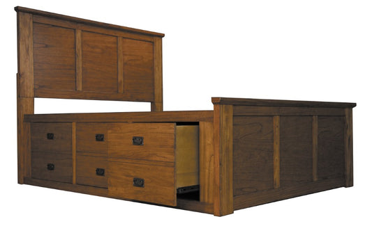 A-America - Mission Hill Queen Storage Captains Bed - MIHHA5051 veiw 2