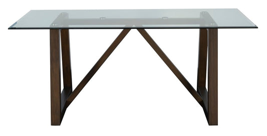 A-America - Palm Canyon 72in Glass Trestle Table - PAMCR6320 veiw 2