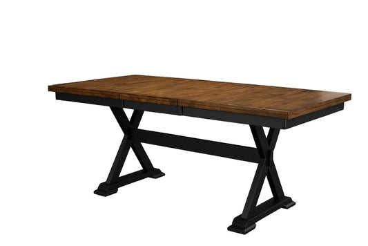 A-America - Stormy Ridge 48in - 63in Oval Extending Dining Table with (1) 15in Table Leaf - STOBL6250 veiw 2