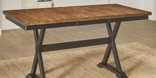 A-America - Stormy Ridge 54in - 72in Gather Height Table with (1) 18in Butterfly Leaf - STOBL6700 veiw 2