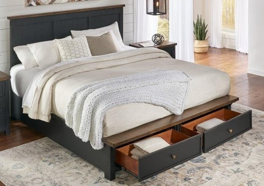 A-America - Stormy Ridge King Storage Bed - STOBL5131 veiw 1