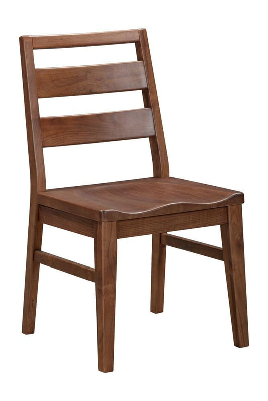 A-America - Voss Ladderback Chair with Wood Seat (2 pack) in Sable - VOSSA2562 view 2