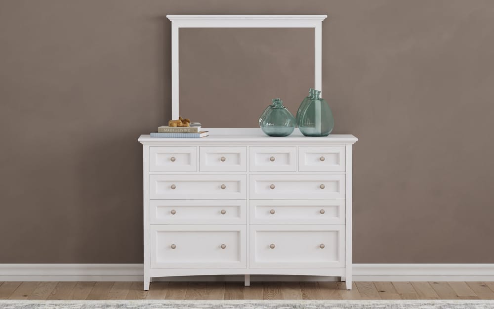 A-America - Westlake 10 Drawer Master Dresser in White - WSLWH5510 view 7