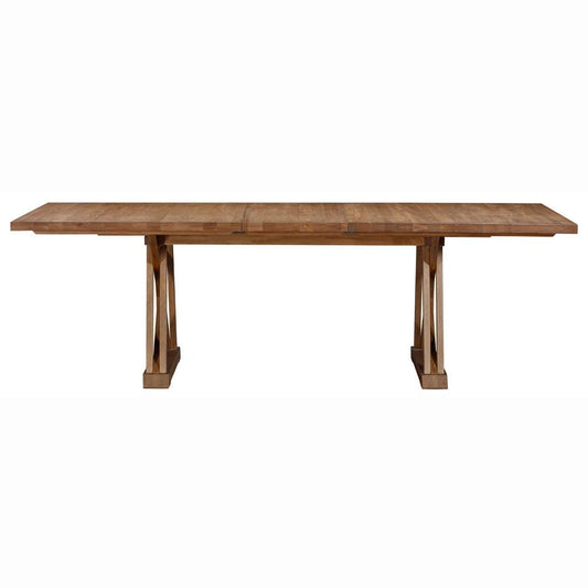 A-America - Weston Trestle Table in Acorn - WETAC6300 view 2