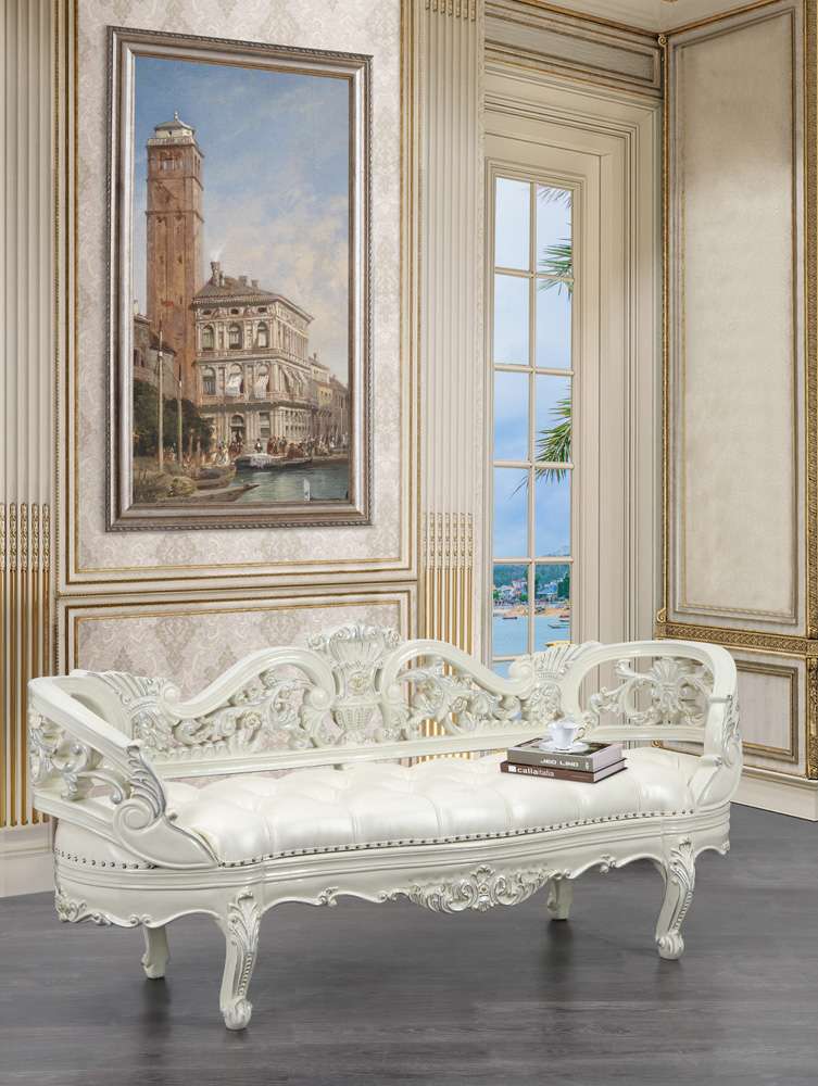 ACME Furniture - Adara Bench - Antique White - BD01253 veiw 1