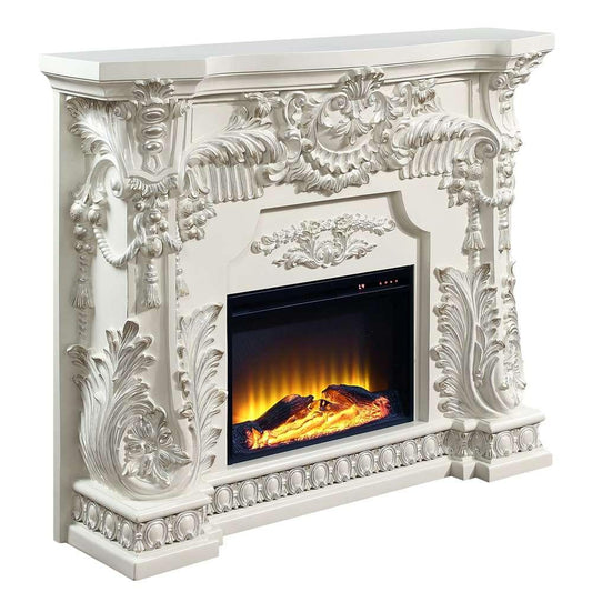 ACME Furniture - Adara Fireplace - Antique White - AC01620 veiw 2
