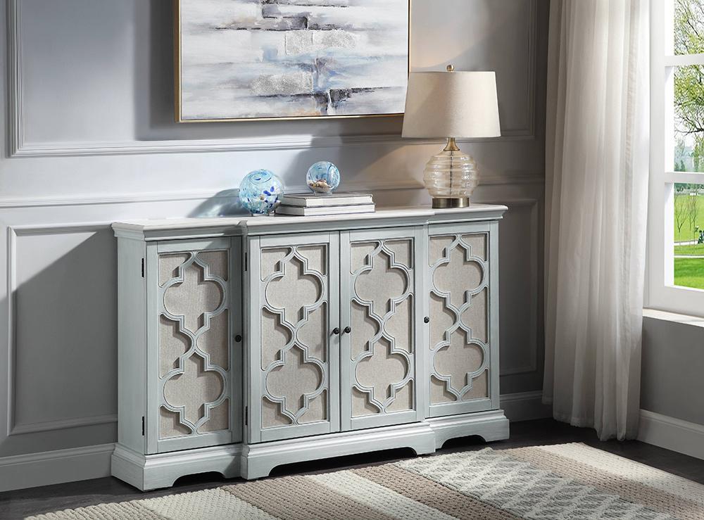 ACME Furniture - Adelle Console Table - Light Teal Finish - AC00279 veiw 5