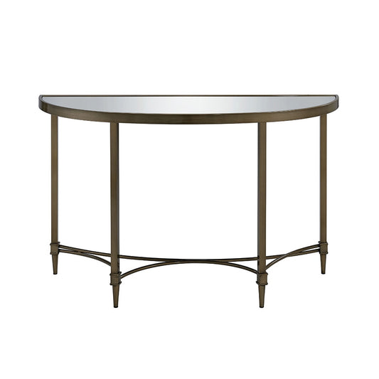 ACME Furniture - Aditya Console Table w/Mirror - Mirrored & Antique Brass Finish - AC02737 veiw 2