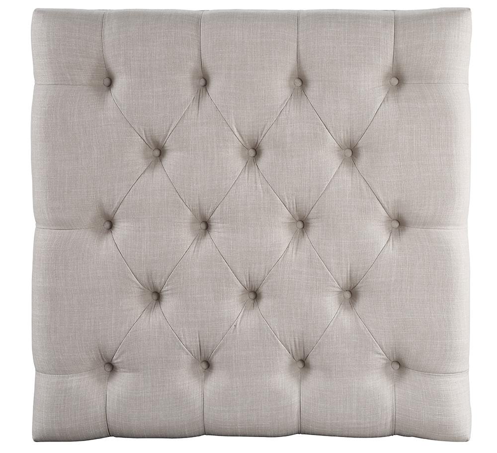 ACME Furniture - Aizen Cocktail Ottoman - Beige Fabric & Espresso Finish - 96562 veiw 4