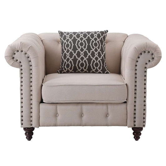 ACME Furniture - Aurelia Chair (w/1 Pillow) - 52422 veiw 2