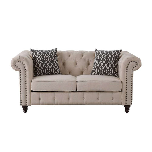 ACME Furniture - Aurelia Loveseat (w/2 Pillows) - 52421 veiw 2