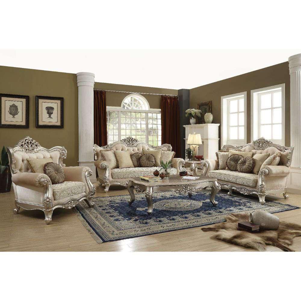 ACME Furniture - Bently Loveseat (w/5 Pillows) - 50661 veiw 2