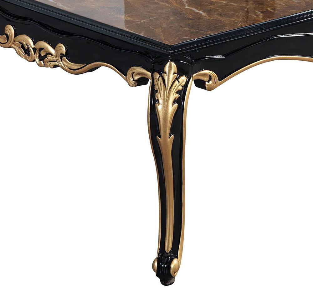 ACME Furniture - Betria Coffee Table - Engineered Stone & Black Finish - LV01890 veiw 5