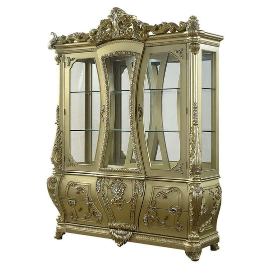 ACME Furniture - Cabriole Curio - Gold - DN01485 veiw 2