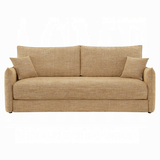 ACME Furniture - Cadie - Sofa w/Sleeper & 2 Pillows - Mocha Chenille - LV05940 view 2