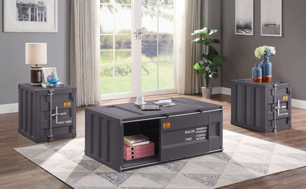 ACME Furniture - Cargo Coffee Table - Gunmetal - 87885 veiw 2