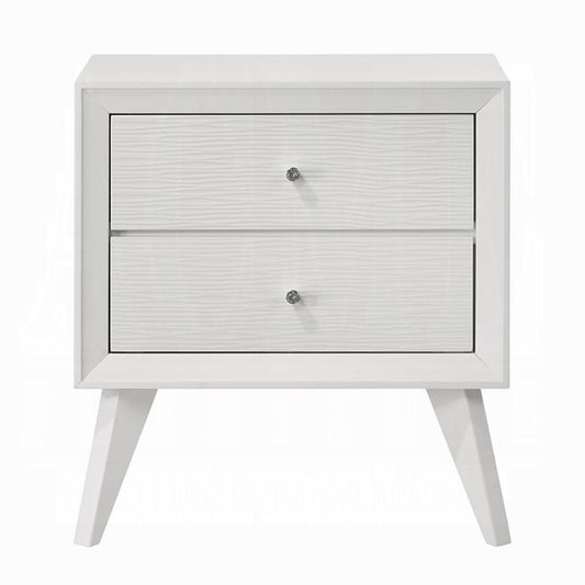 ACME Furniture - Cerys Nightstand - White Finish - BD01559 veiw 2