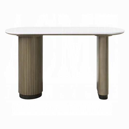 ACME Furniture - Clayten - Sofa Table w/Engineering Top - Engineering Top & Light Oak - LV06197 view 2