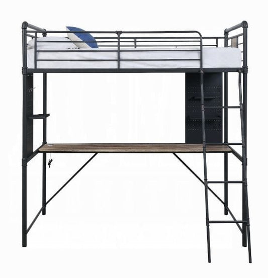 ACME Furniture - Cordelia Twin Loft Bed w/Desk - 38310 view 2
